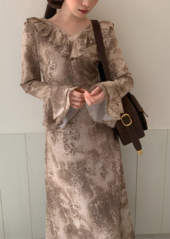 フリルマーメイドワンピース