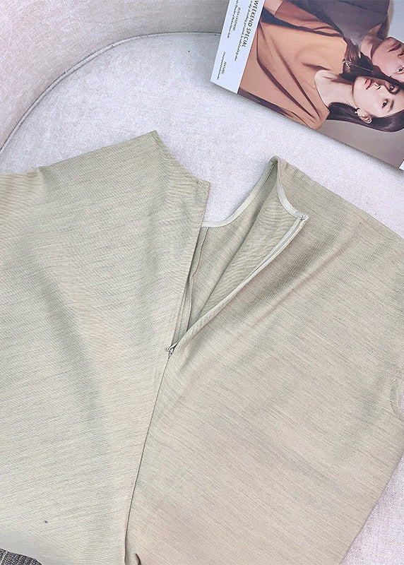 シックストレートロングワンピース