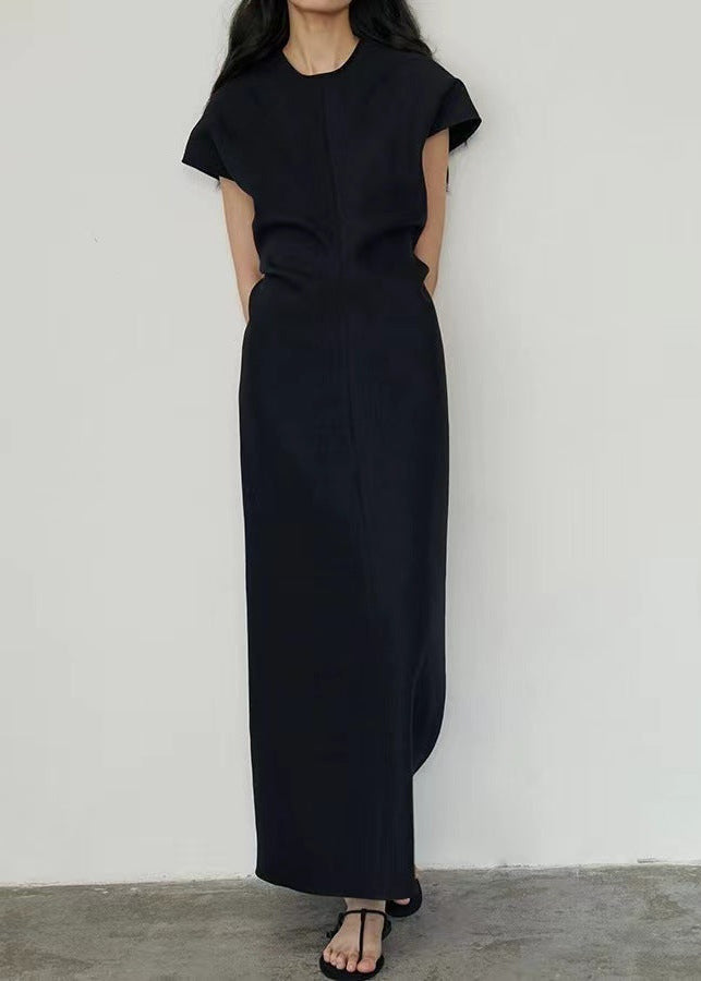 シックストレートロングワンピース
