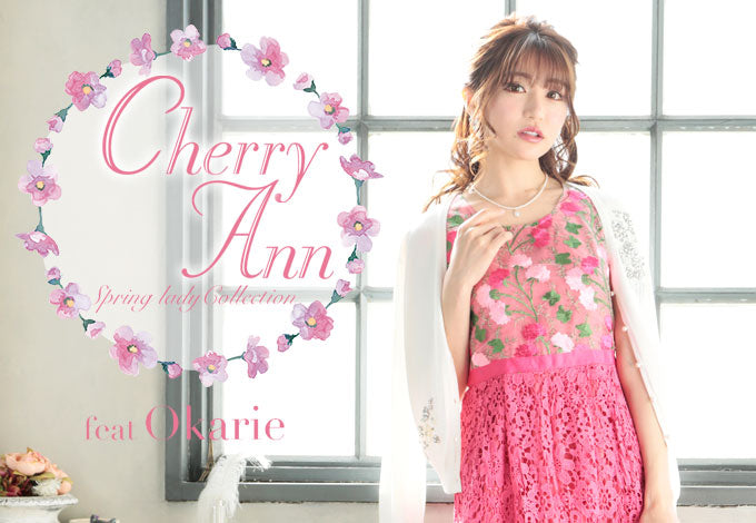 新品未使用☆Cherry Ann ビジュー ワンピース Cherry Ann