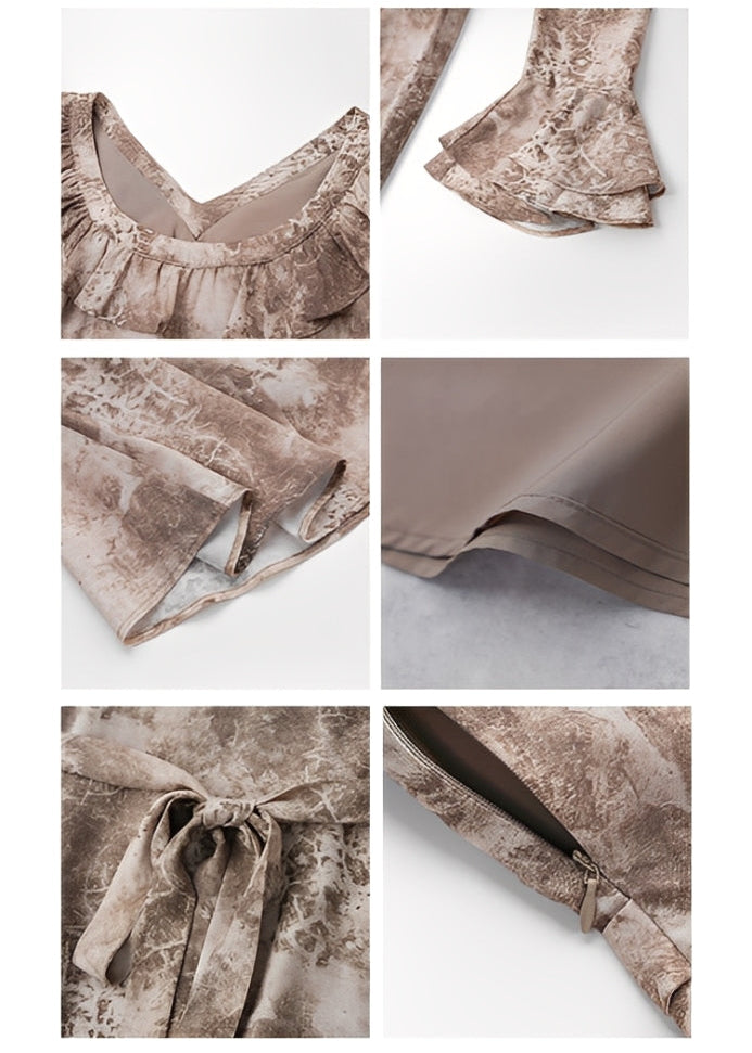 フリルマーメイドワンピース