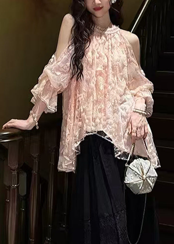 エアリーレースブラウスr