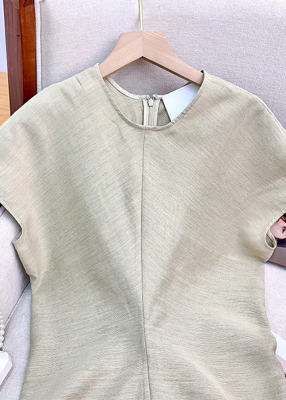 シックストレートロングワンピース